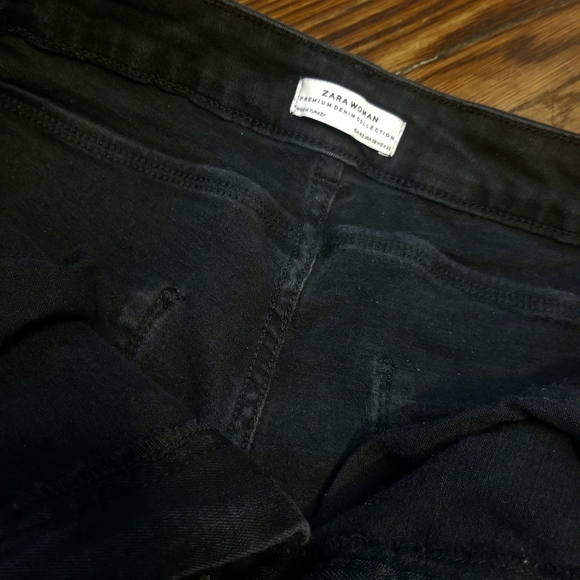 Zara black high waisted jeans - Picture 2 of 3